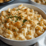 White Cheddar Mac and Cheese with Chickpea Pasta
