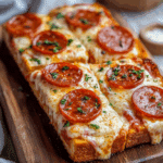 Air Fryer Texas Toast Pizza