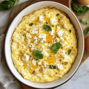 Baked Feta Eggs