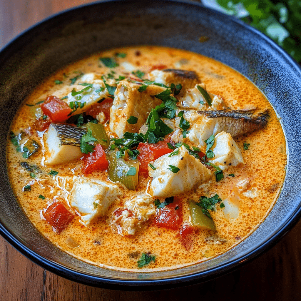 Brazilian Fish Stew with Coconut and Jasmine Rice