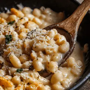 Cacio E Pepe White Beans Skillet Recipe