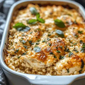 Chicken And Rice Casserole