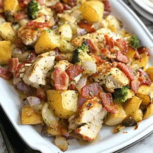 Chicken Bacon Ranch Sheet Pan Dinner