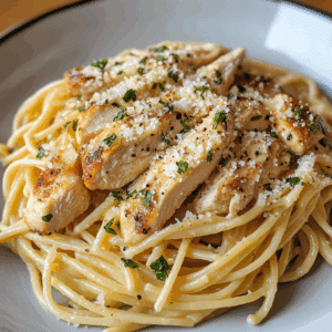 Chicken Garlic Parmesan Pasta