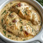 Creamy Slow Cooker Tuscan Chicken