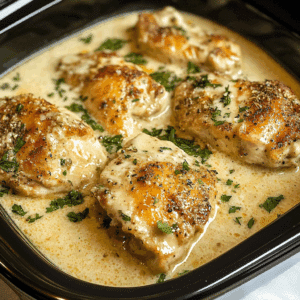 Crockpot Garlic Parmesan Chicken
