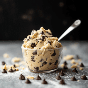 Edible Cookie Dough for One