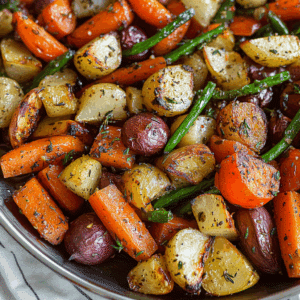 Garlic Herb Roasted Veggies