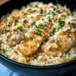 Garlic Parmesan Chicken Scampi Rice