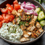 Greek Chicken Tzatziki Bowls Recipe