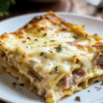 Ham & Cheese Lasagna