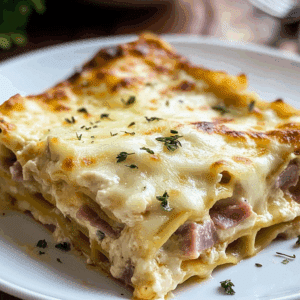 Ham & Cheese Lasagna