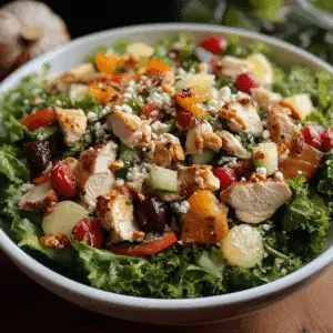 Harvest Chicken Salad with Maple Dijon Dressing