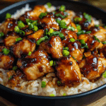 Honey BBQ Chicken Rice