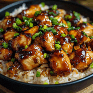 Honey BBQ Chicken Rice