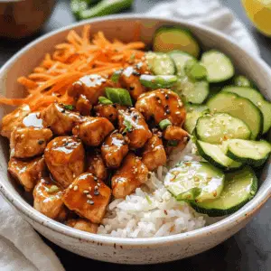 Hot Honey Chicken Bowls