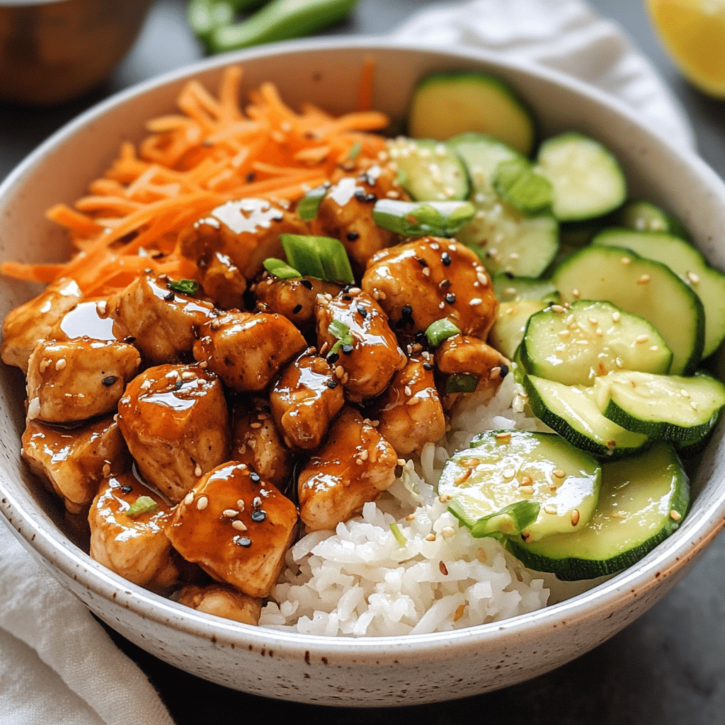Hot Honey Chicken Bowls