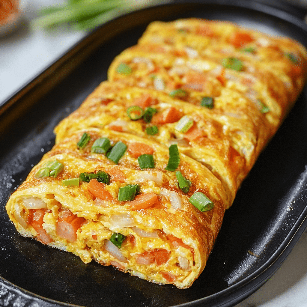 Korean Rolled Omelette