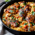 One-Pot BBQ Chicken and Rice