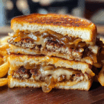 Patty Melt with Caramelized Onions