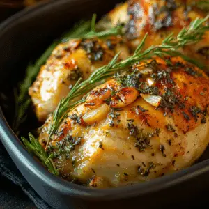 Roasted Turkey Breast with Garlic and Herbs