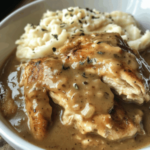 Smothered Chicken and Gravy