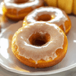 Baked Pumpkin Donuts with Maple Glaze