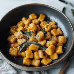 Brown Butter Sweet Potato Gnocchi