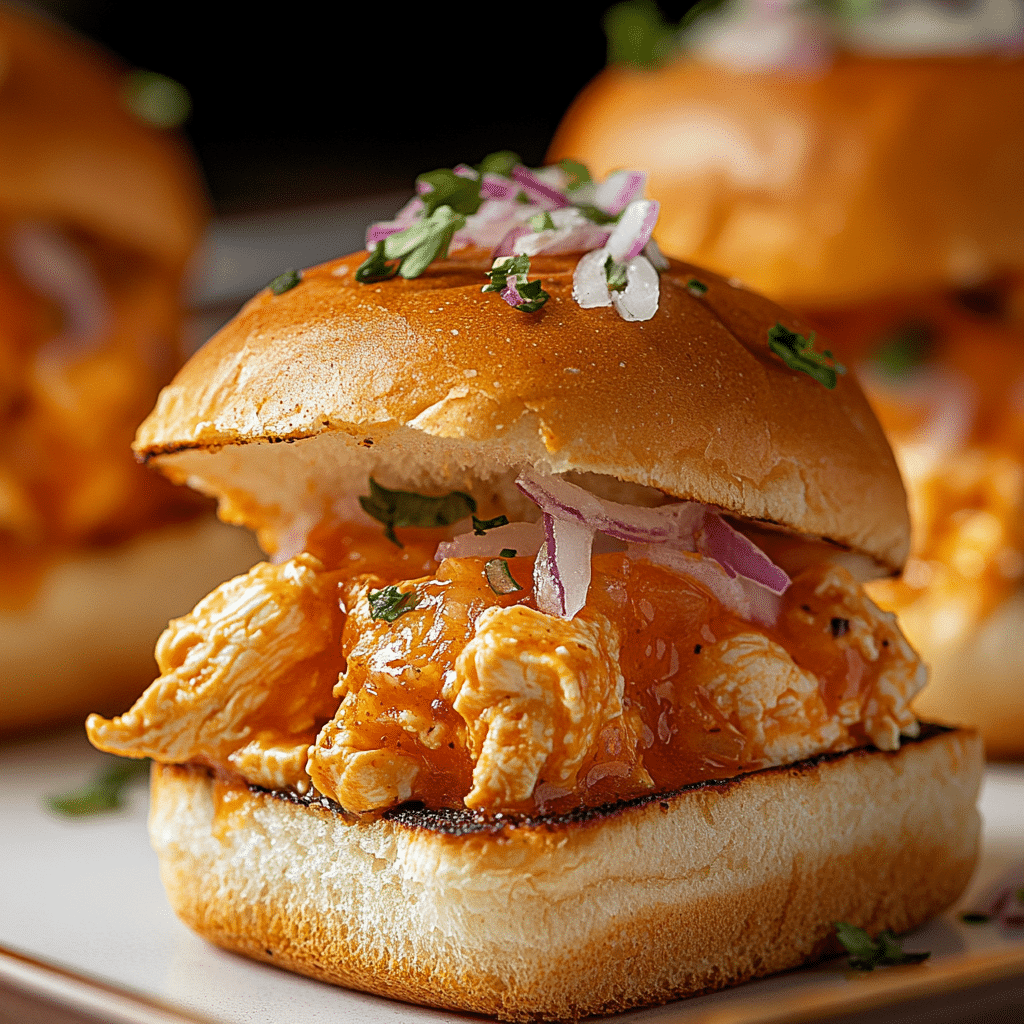Buffalo Chicken Sliders