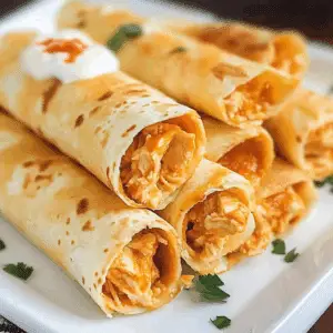Buffalo Chicken Taquitos