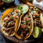 Crockpot Chipotle Honey Pot Roast Tacos