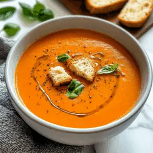 Easy Creamy Vegan Tomato Soup