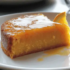 Flourless orange cake