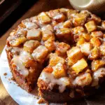 Glazed Honeycrisp Apple Fritter Cake