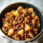 Ground turkey with potatoes