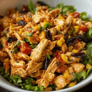 High Protein Southwest Chicken Salad