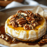 Maple Pecan Baked brie