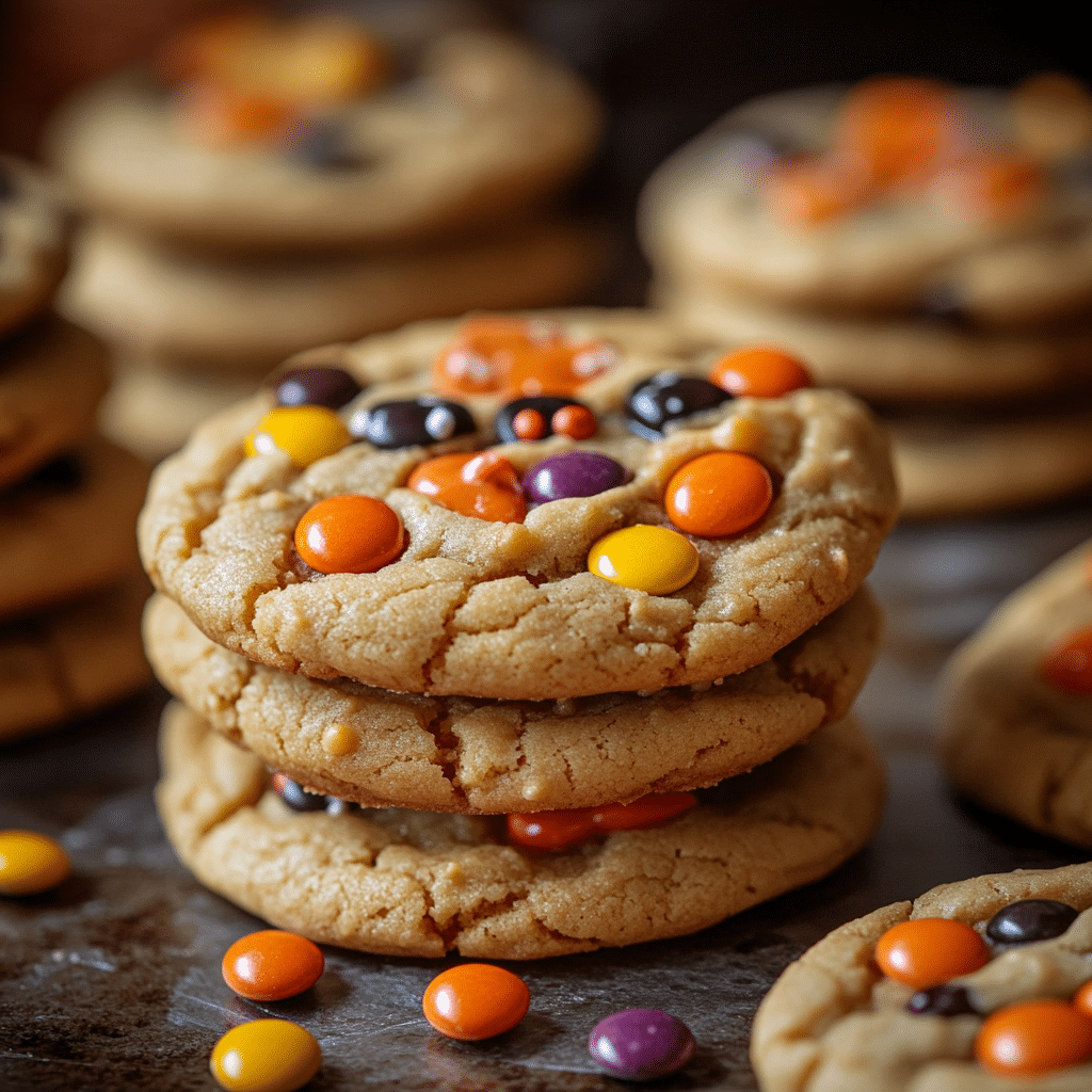 Monster Mash Halloween Candy Cookies