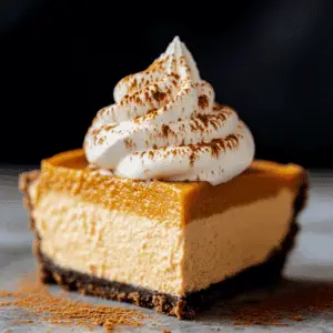 No Bake Pumpkin Cheesecake
