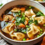 Potsticker Soup with Veggies