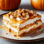 Pumpkin Cheesecake Lasagna