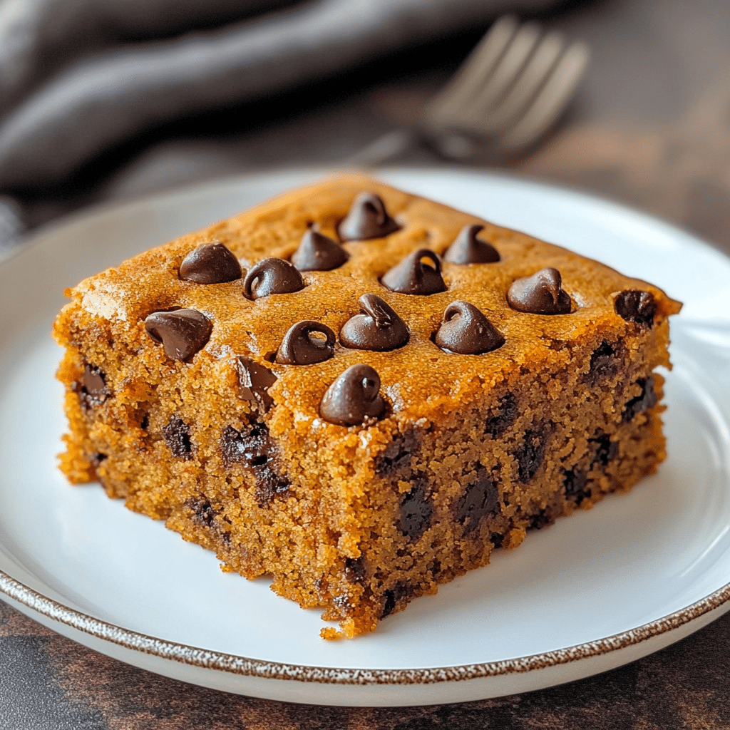 Pumpkin Chocolate Chip Breakfast Cake