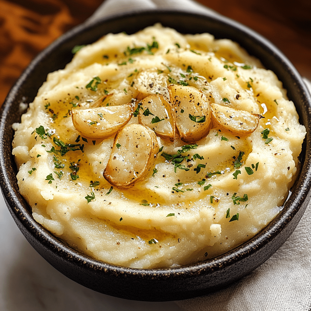 Roasted Garlic Mashed Potatoes