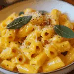 Sage Brown Butter Pumpkin Pasta Alfredo