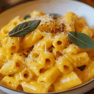 Sage Brown Butter Pumpkin Pasta Alfredo
