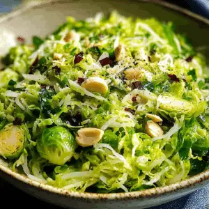 Shaved Brussels Sprout Salad