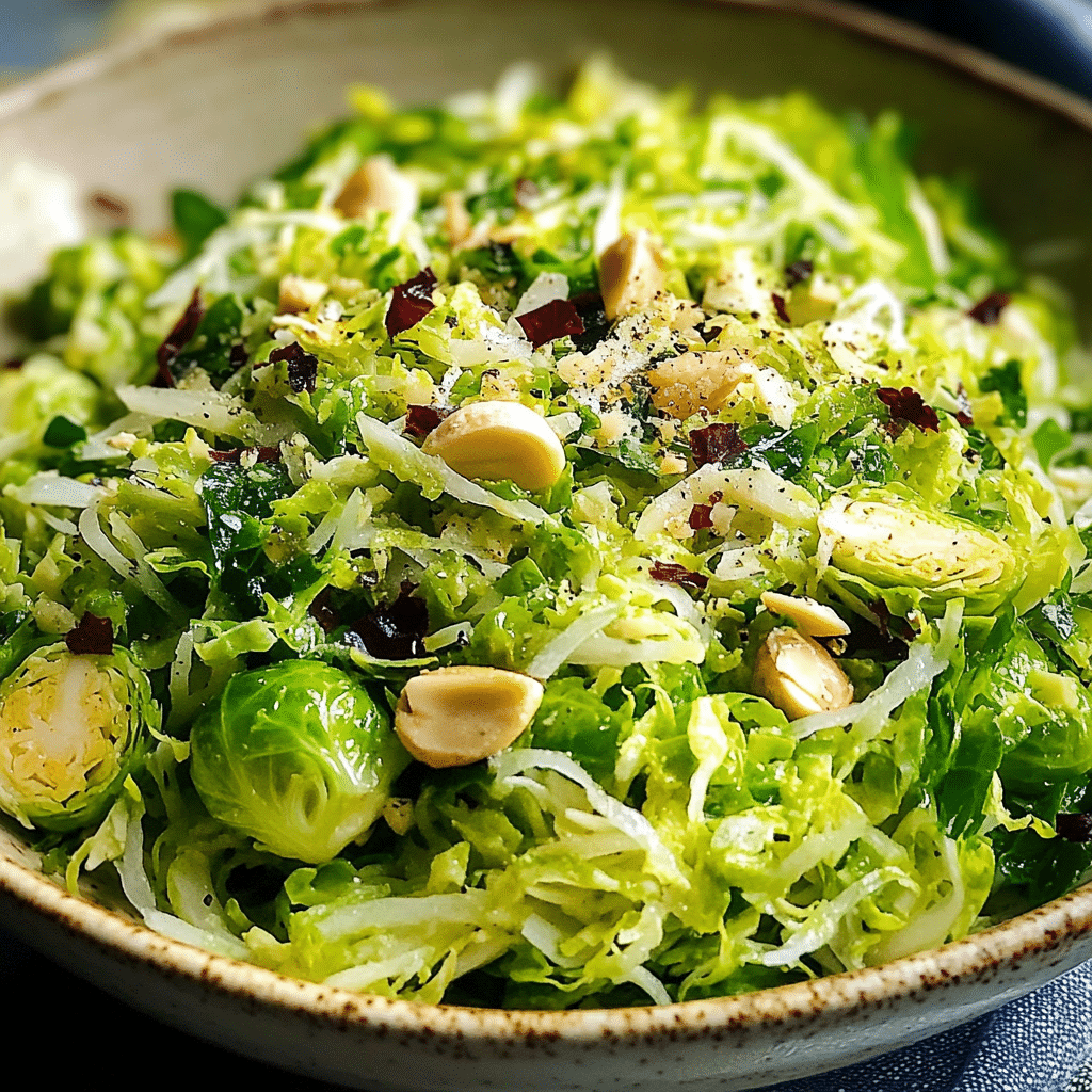 Shaved Brussels Sprout Salad