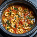 Slow Cooker Tortellini Soup