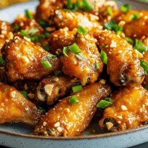 Thai-Inspired Peanut Chicken Wings
