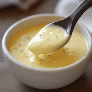 Traditional vanilla custard
